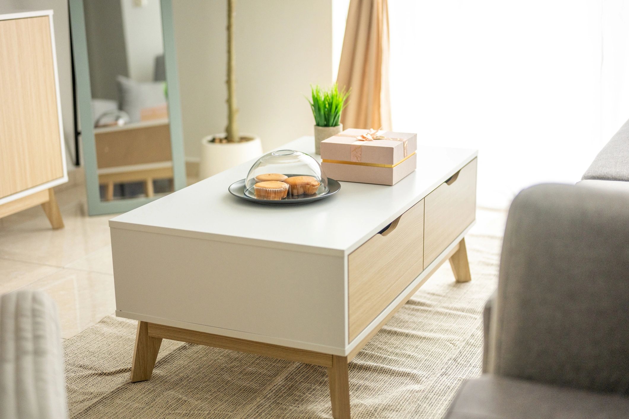 Simple styled living room